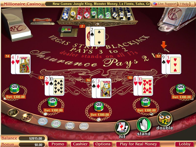 multi hand blackjack